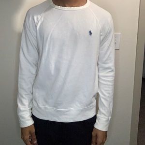 Ralph Lauren long sleeve white crewneck